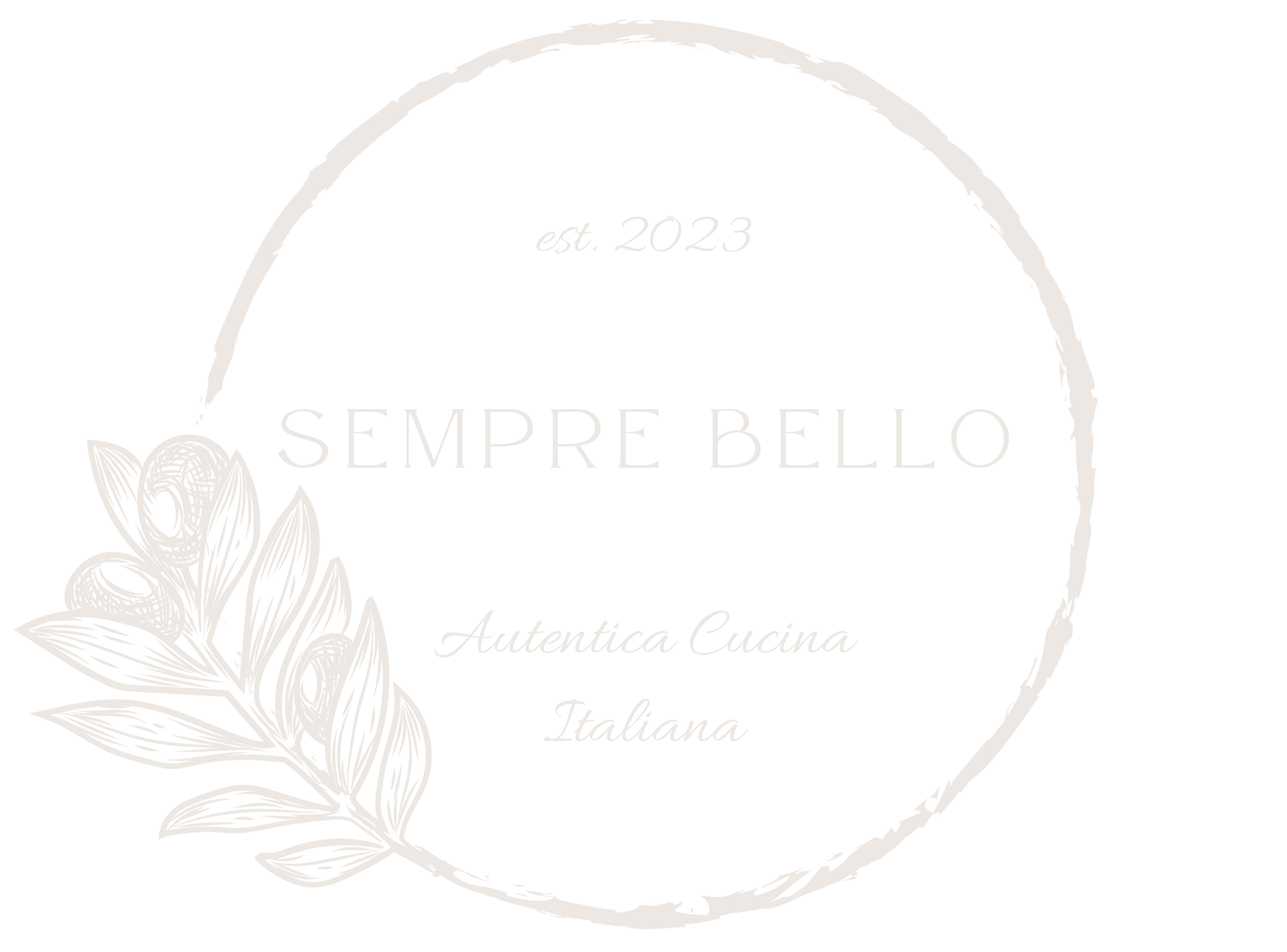 Logo der des italienischen Restaurants Sempre Bello in Iffezheim