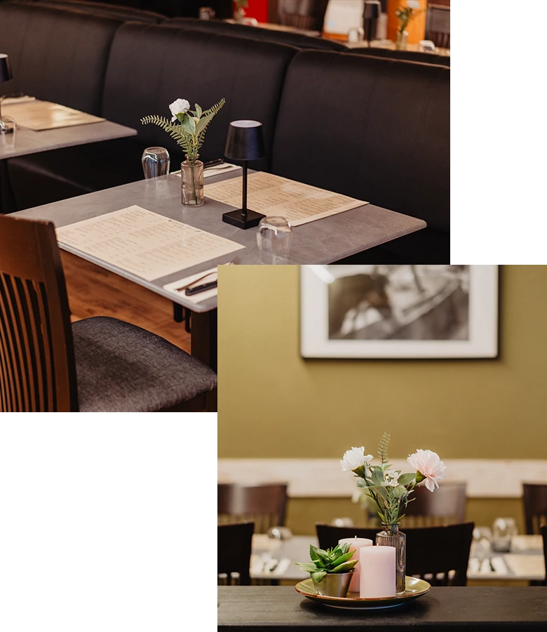Räumlichkeiten des italienischen Restaurants Sempre Bello in Iffezheim, fotografiert von Fox-Media.eu und Lisa&Andi Photography.